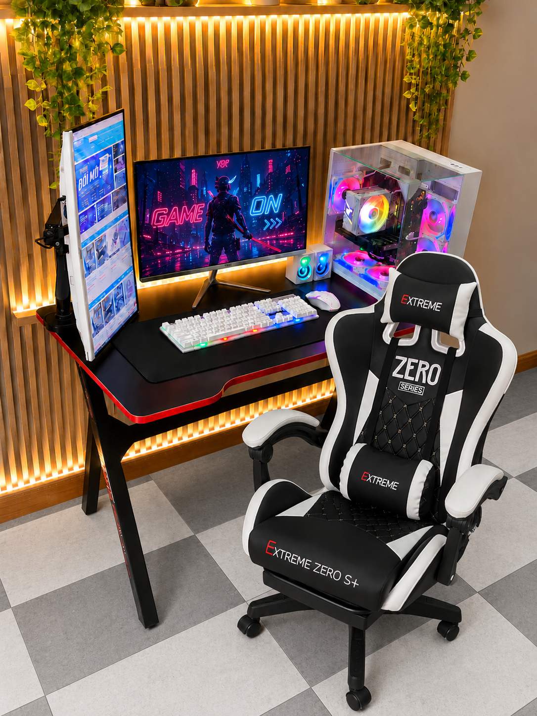 BỘ PC GAMING & ĐỒ HỌA I3 12100F | GTX 1660 6GB | 2 MÀN HÌNH CONG 24 INCH NEW