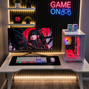 COMBO PC GAMING QUỐC DÂN H610 - I3 12100F – MÀN HÌNH CONG 24IN KÈM BÀN BỆT