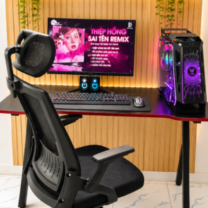 BỘ PC GAMING I3 10105F | GTX 1050 | MÀN 24" CONG - TRỌN BỘ KÈM BÀN GHẾ XỊN