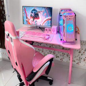 TRỌN BỘ PC GAMING + BÀN GHẾ ZERO HỒNG  (I3 12100F | GTX 1660 6GB)