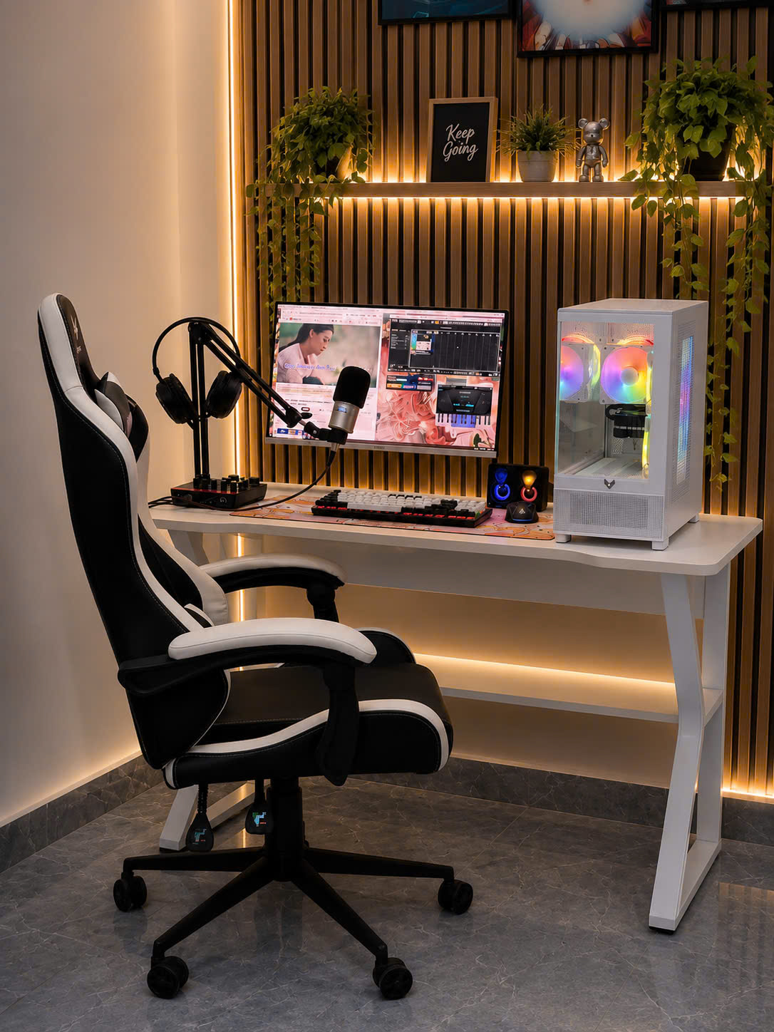 Trọn Bộ Máy Tính – Kèm Bộ Bàn Ghế GAMING & Combo Icon Upod HÁT GIẢI TRÍ