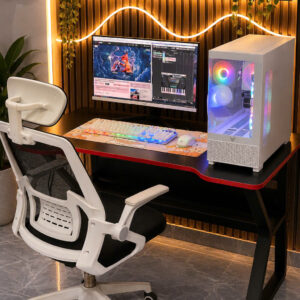 BỘ PC GAMING I3 12100F | GTX1660 6GB | MÀN 24" CONG 120Hz – KÈM BỘ BÀN GHẾ  CAO CẤP